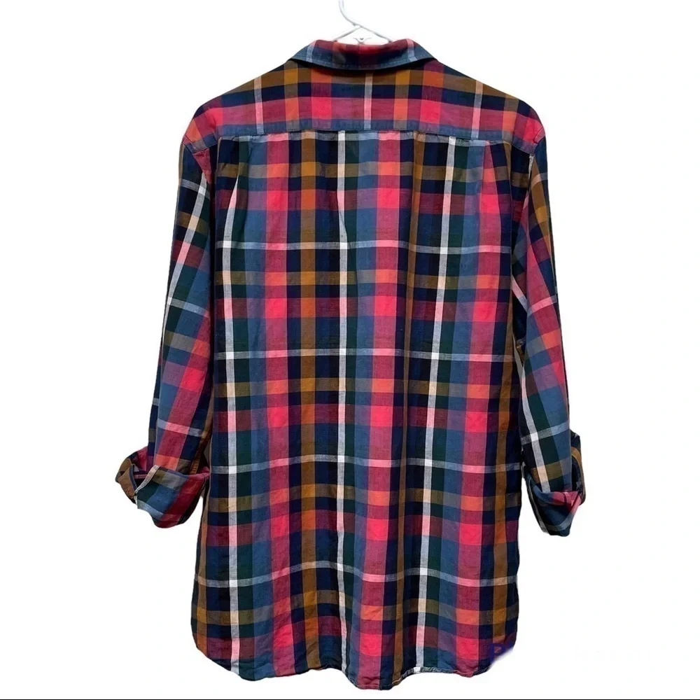 Rodd & Gunn Sports Fit Linen Long Sleeve Plaid Button Down Dress Shirt Fairlight